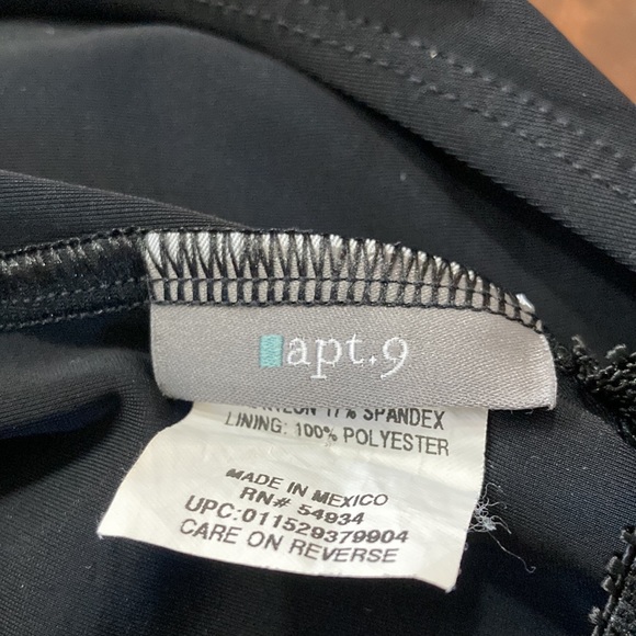 Black one piece swimsuit - Picture 3 of 4